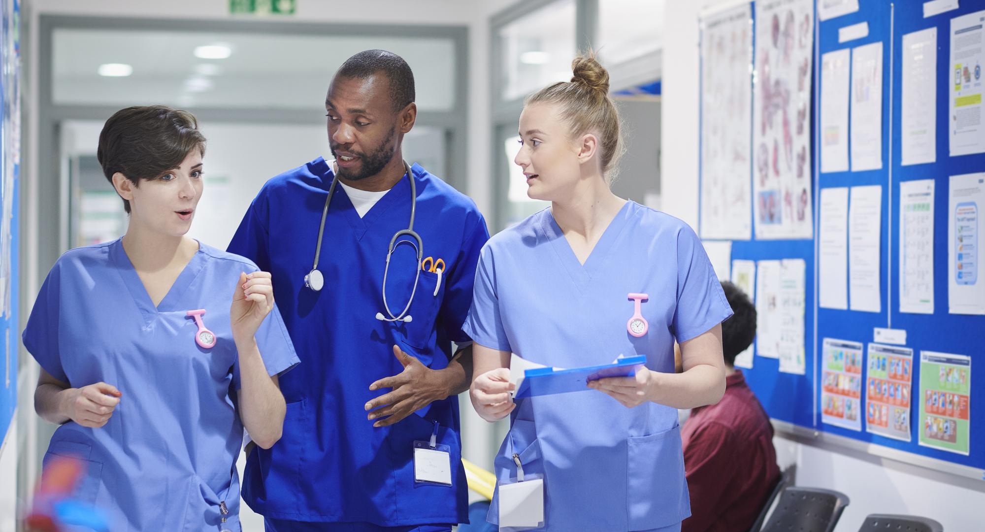 Emergency department staff
