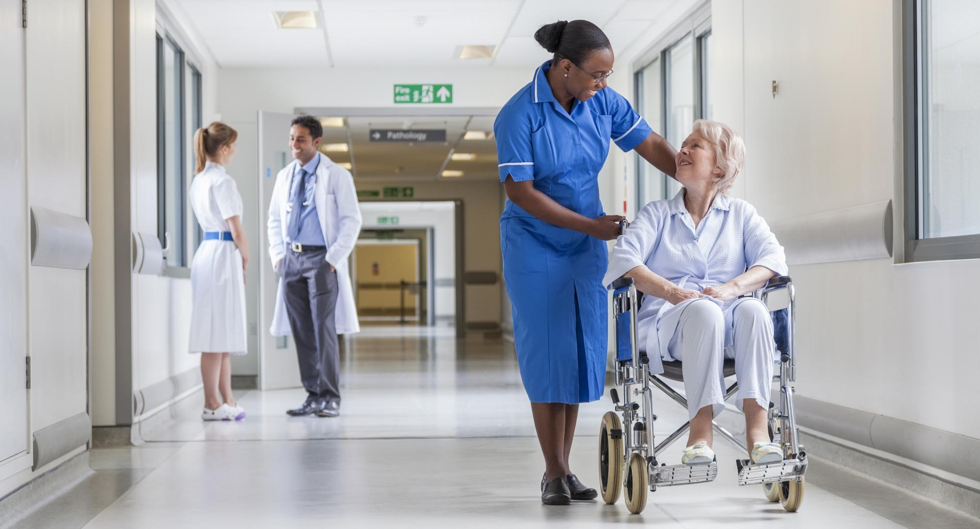 NHS hospital staff
