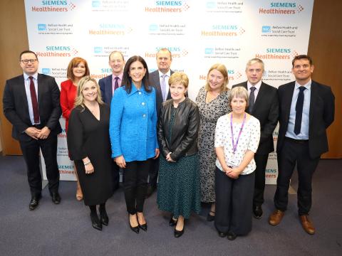 Siemens' group picture at Belfast Health and Social Care Trust