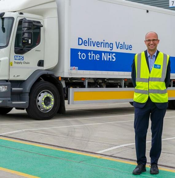 Andrew New, CEO of NHS Supply Chain