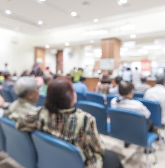 busy waiting room 