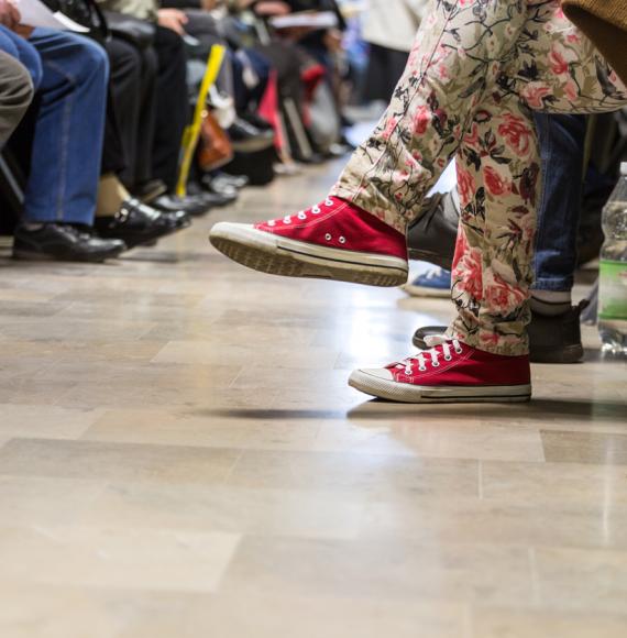 people waiting in waiting room