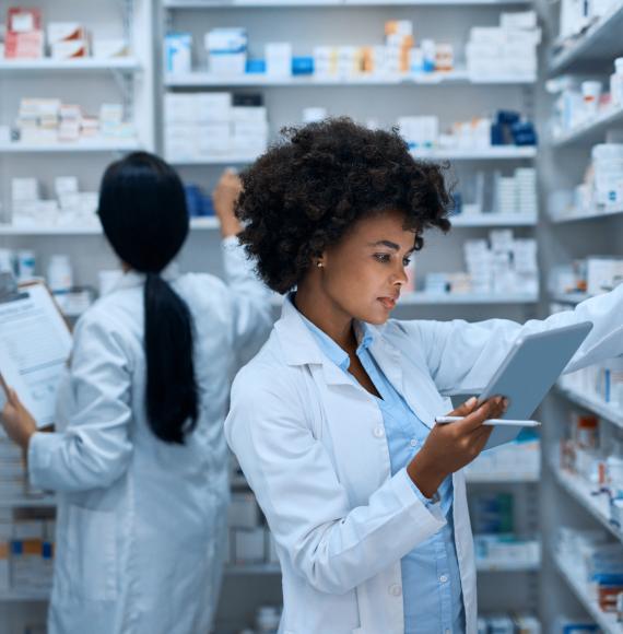 Pharmacists looking for medication