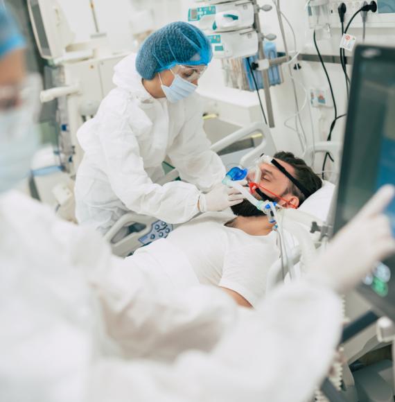 Patient in intensive care