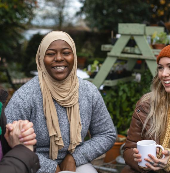 Diverse group of women