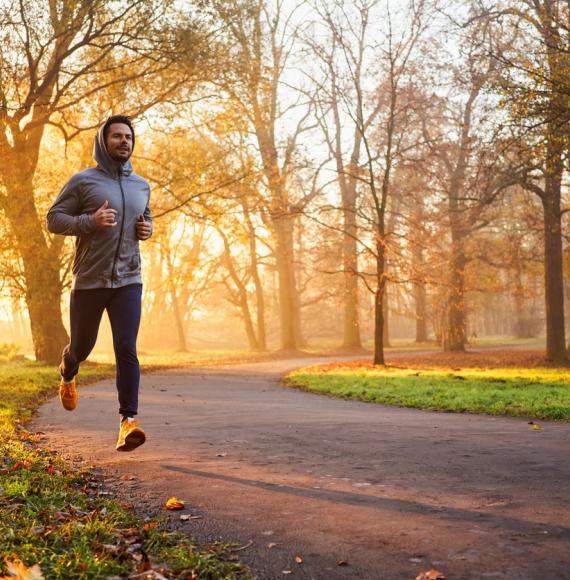 Man running