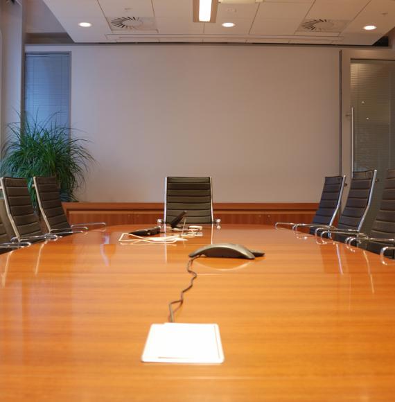 Empty board room