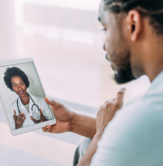 Video call with doctor