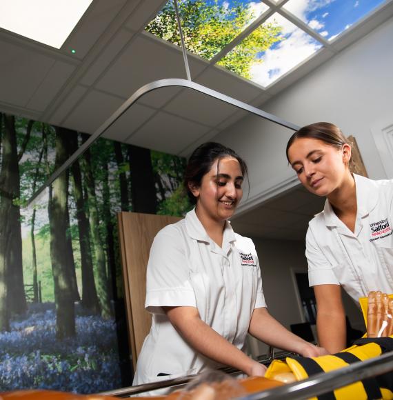 Students at the new Centre for Medical Imaging at the University of Salford