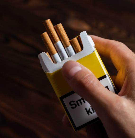 Packet of cigarettes quit smoking stop smoking