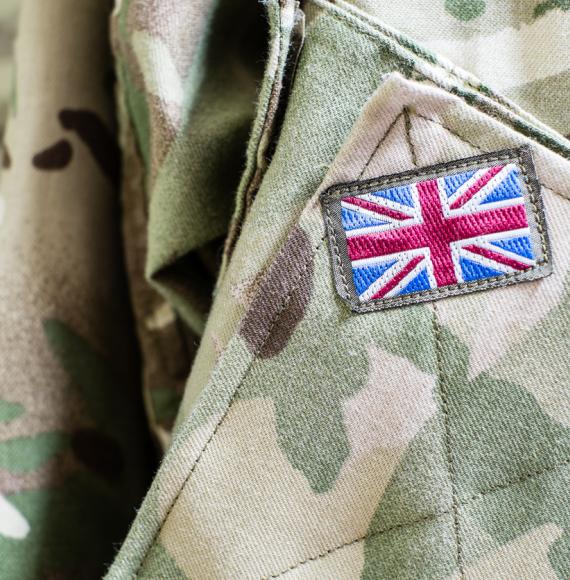 Image of a British military uniform depicting NHS Scotland's new veterans healthcare scheme