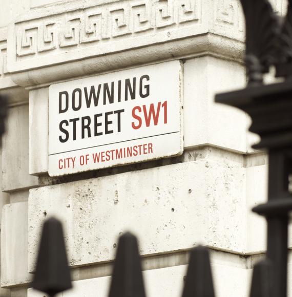 10 Downing street depicting the next general election