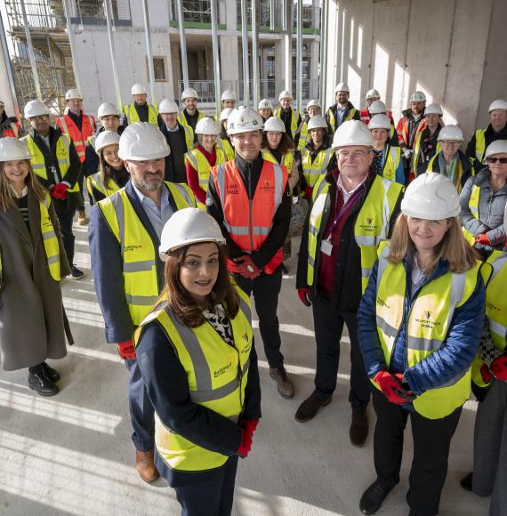 Chiswick Health Centre topping out event