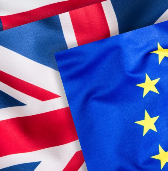 US, UK and EU flags
