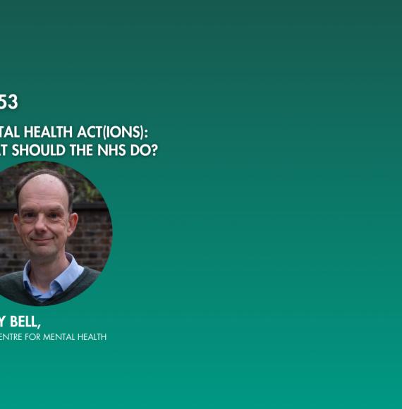Andy Bell, CEO at the Centre for Mental Health