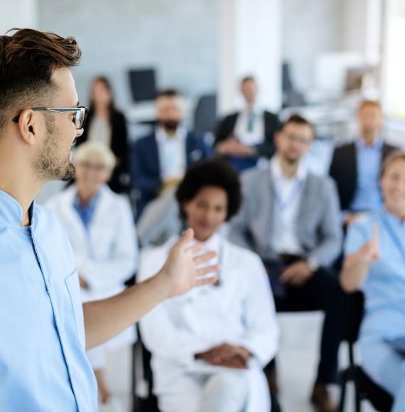 Doctors going through training
