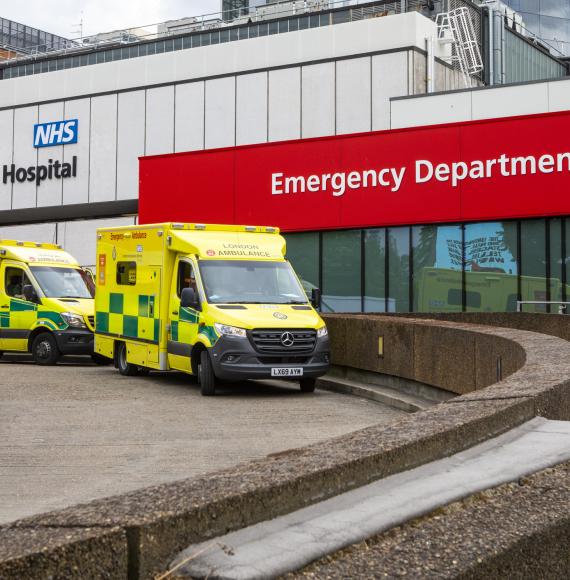 the Accident and Emergency department at St. Thomas Hospital in London