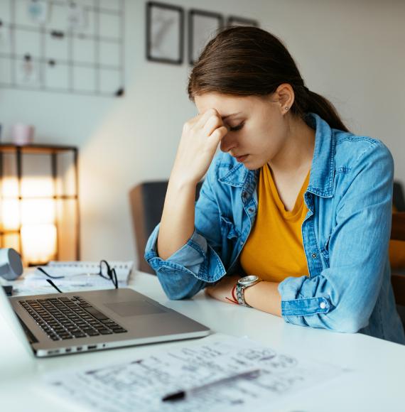 Young person out of work