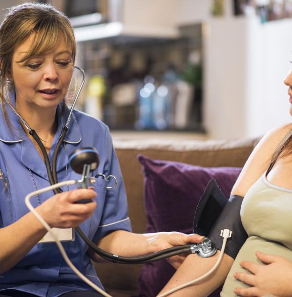 Midwife with Patient