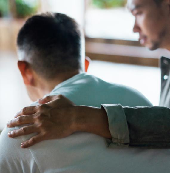 One person being supported with mental health