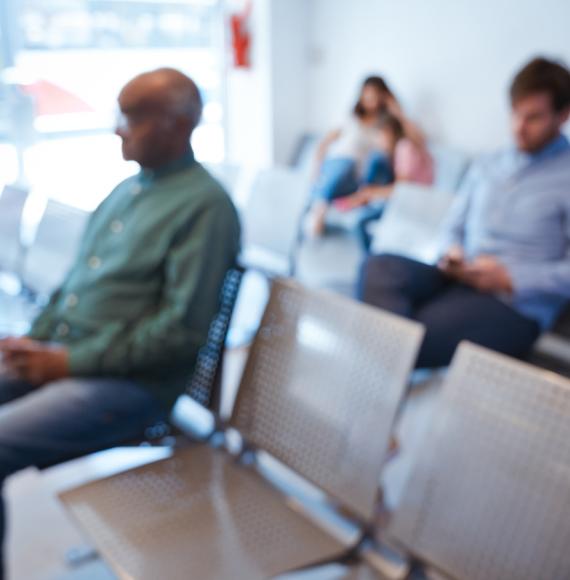 image of people at waiting room