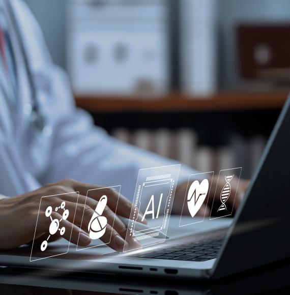 Health leader using AI