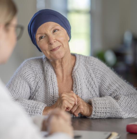 Cancer patient at home