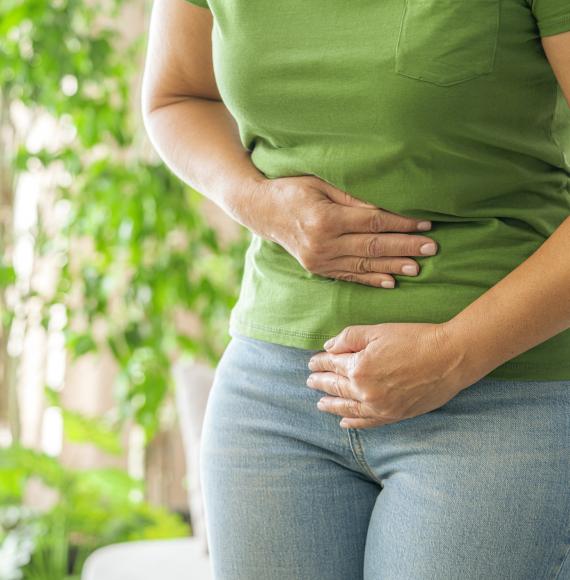 Woman experiencing pain