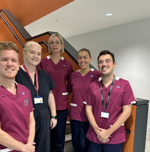 Members of the Christie Radiotherapy team