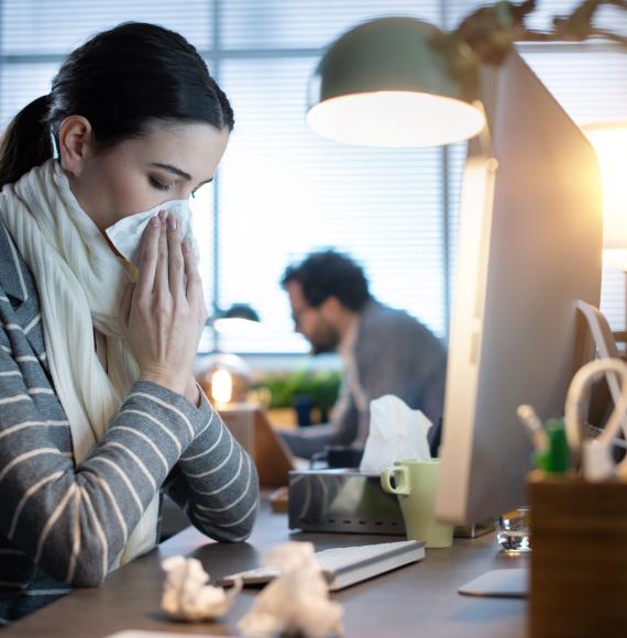 Person ill whilst at work