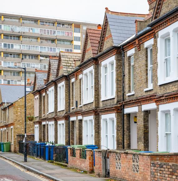 council block in the UK