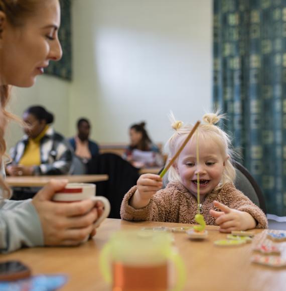 Child benefitting from community care