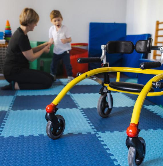 Child with cerebral palsy