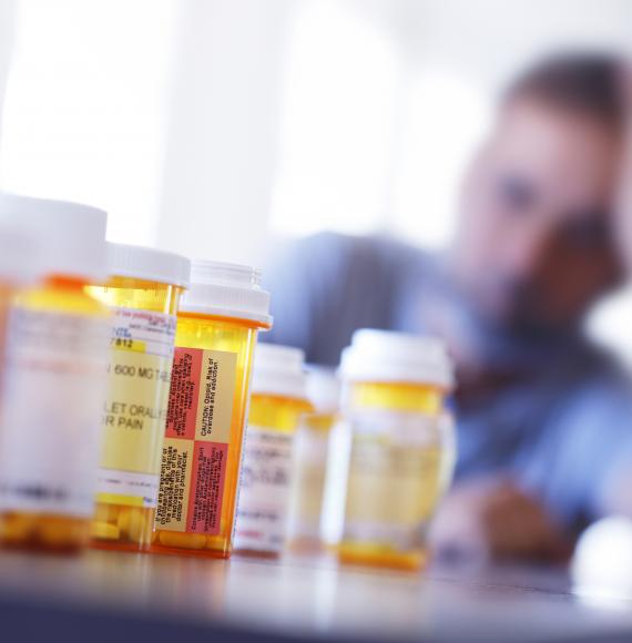 Person with medication