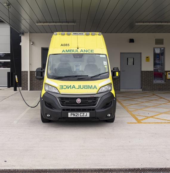 Ambulance EV charger