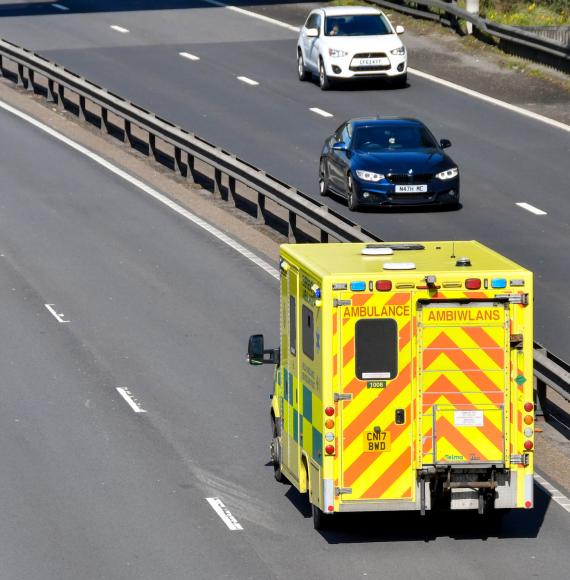 Ambulance in Wales