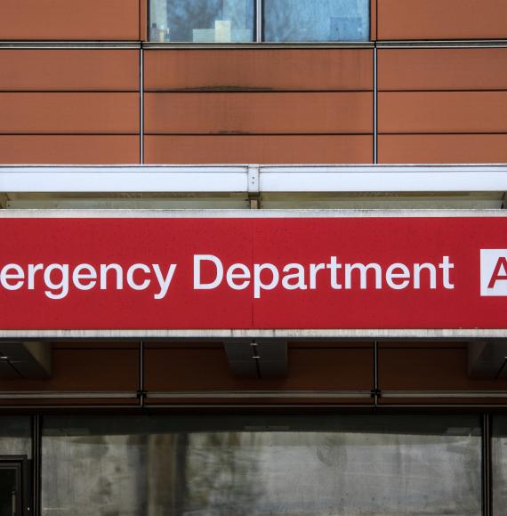 Emergency Department sign