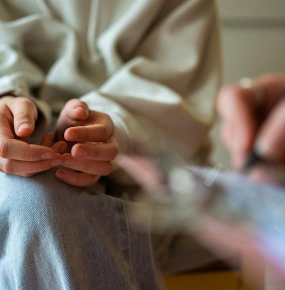 Young person in therapy