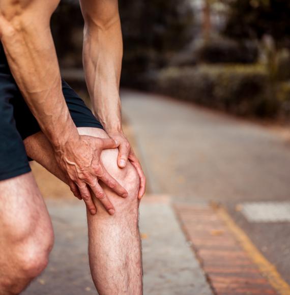 Man with osteoarthritis