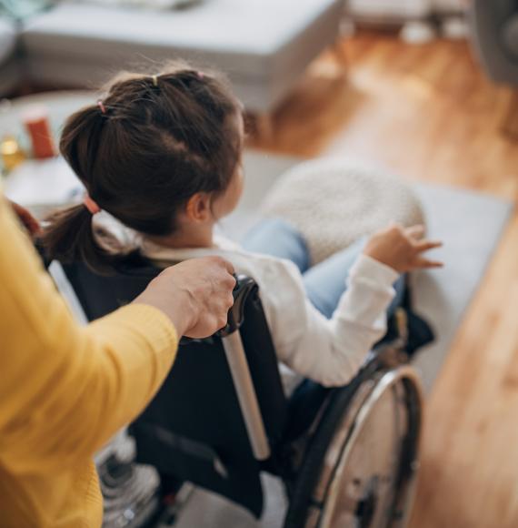 Child with SMA