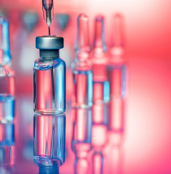 Vials of liquid