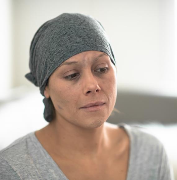woman with cancer