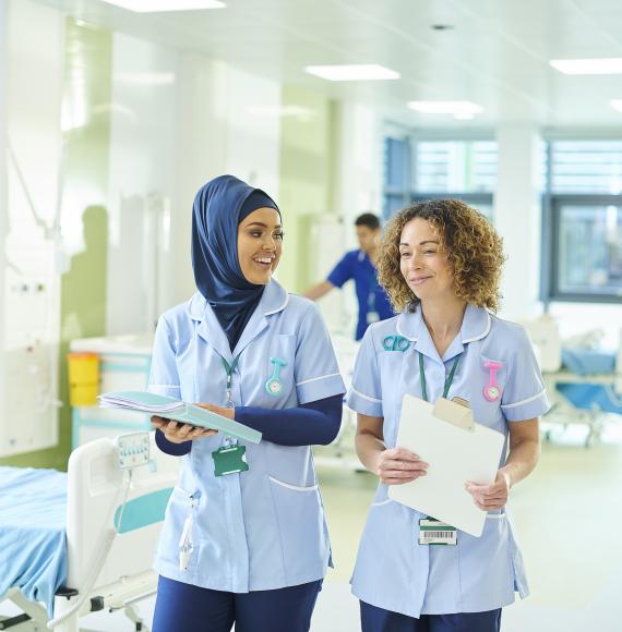 Nurses in a hospital