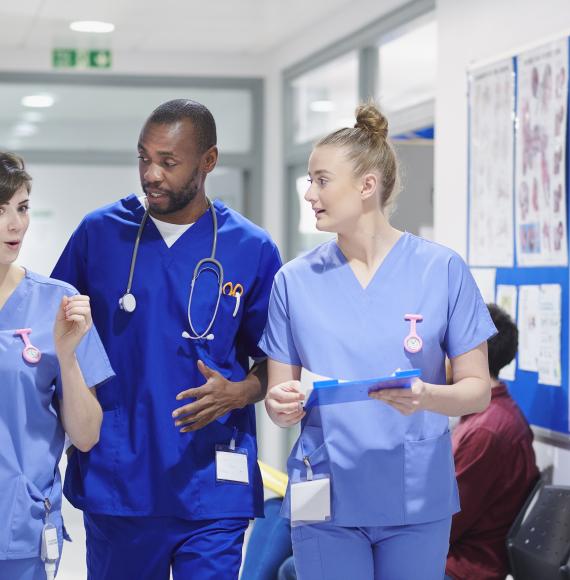 Emergency department staff