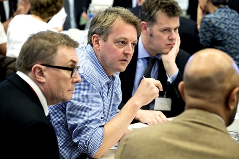 NIA Fellows, Piers Kotting (second left) and Peter Young (third left) at the 2016 NIA launch event edit