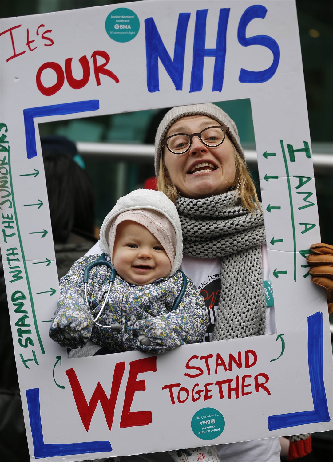 junior doctor strikes c. Frank Augstein, PA images